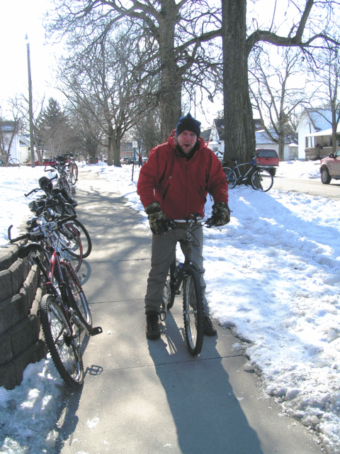 A VERY cold Cowboy at the completion of the 2007 BRR