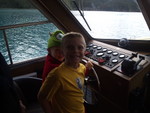 Thanks Greg and Matt for making the boat ride a blast - but admit it,  you guys were nuts to give the young hooligans the helm!