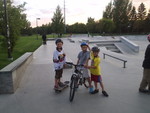 More skateboard parks - this time with Quinn's best Canadian pal,Teilo.